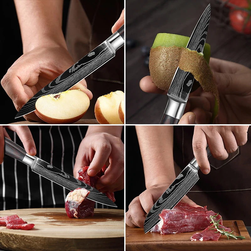 Stainless Steel Kitchen Knives Set