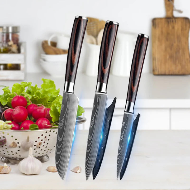 Stainless Steel Kitchen Knives Set