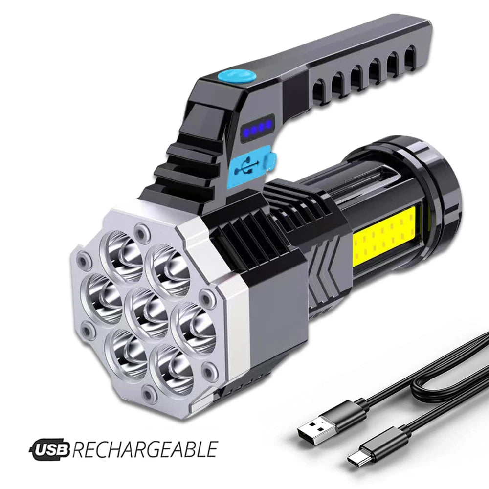 High Power Rechargeable Led Flashlight