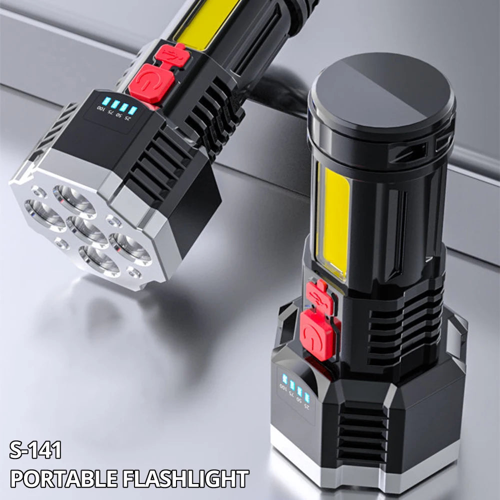 High Power Rechargeable Led Flashlight