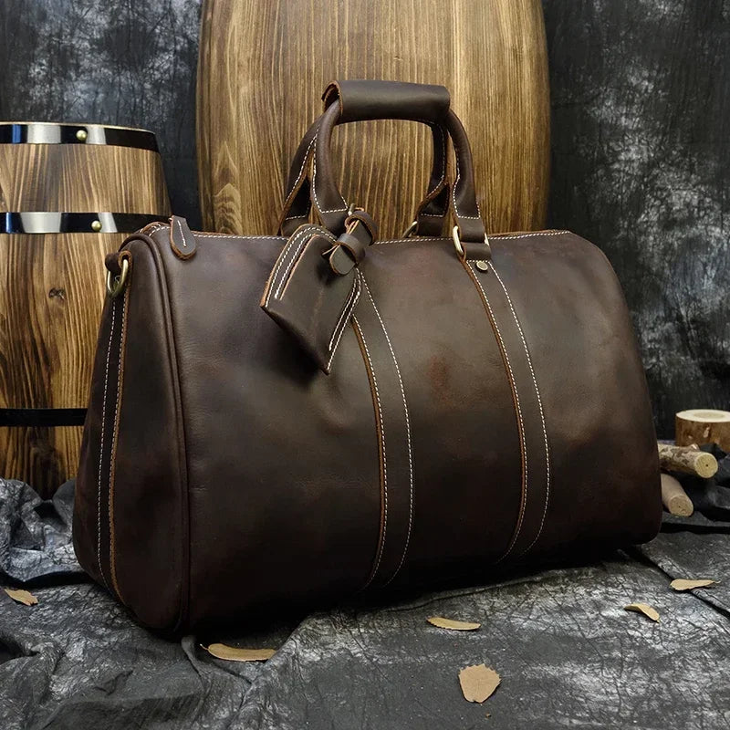 iCoolDown™ Vintage Leather Travel Shoe Bag