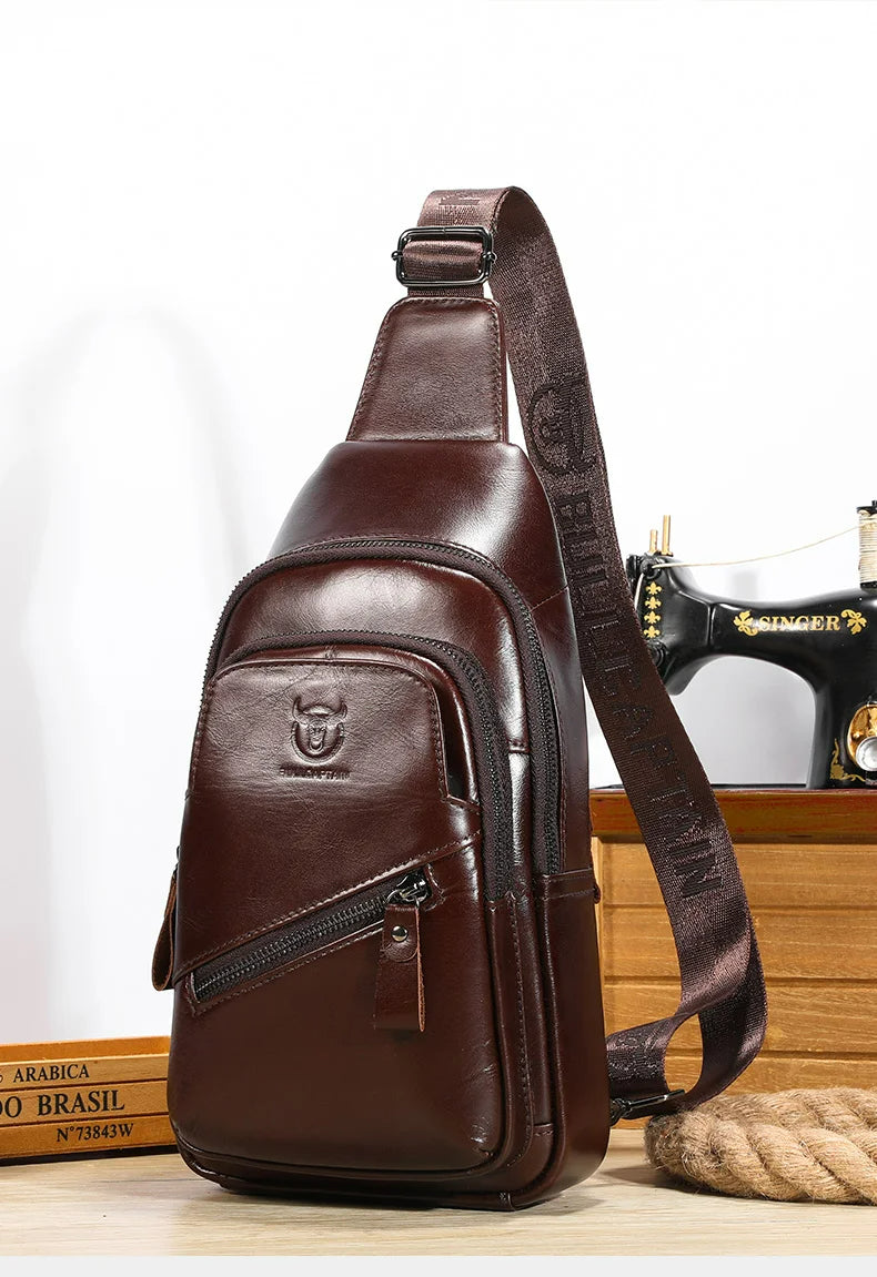 iCoolDown™ Men's Leather Chest Bag