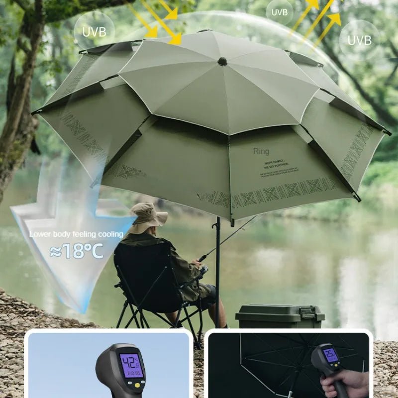 iCoolDown™ Outdoor Folding Waterproof Sunshade Umbrella for Beach - iCoolDown