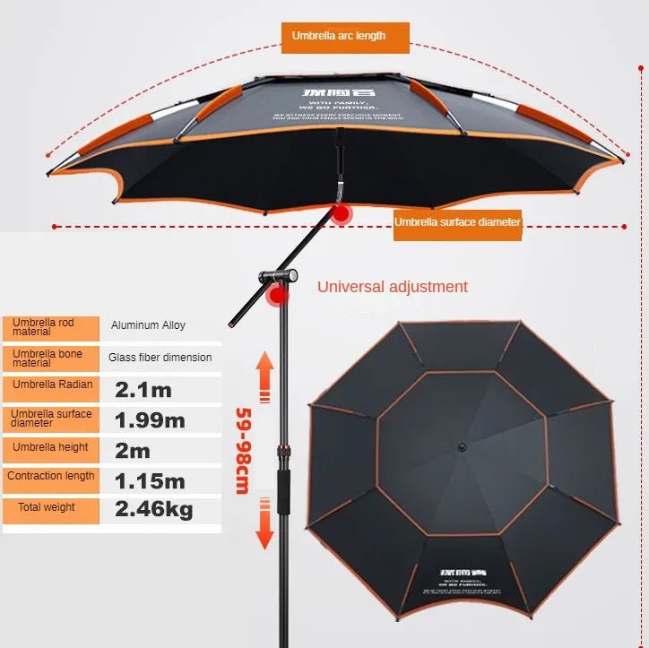 iCoolDown™ Outdoor Folding Waterproof Sunshade Umbrella for Beach - iCoolDown