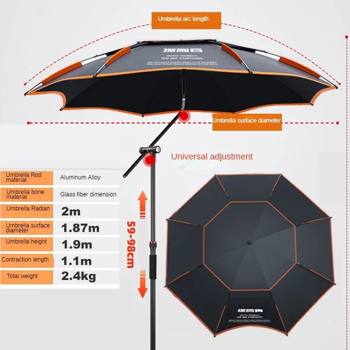 iCoolDown™ Outdoor Folding Waterproof Sunshade Umbrella for Beach - iCoolDown