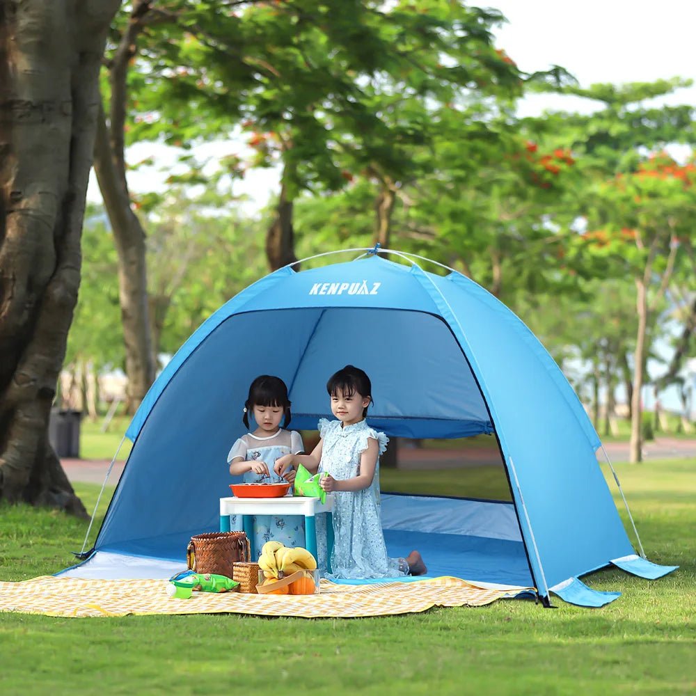 iCoolDown™ Portable Beach Blue Kids Tents - iCoolDown