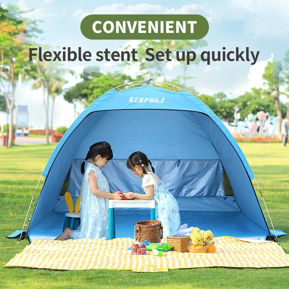 iCoolDown™ Portable Beach Blue Kids Tents - iCoolDown