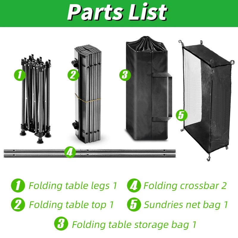 iCoolDown™ Rollable Camping Portable Outdoor Table - iCoolDown