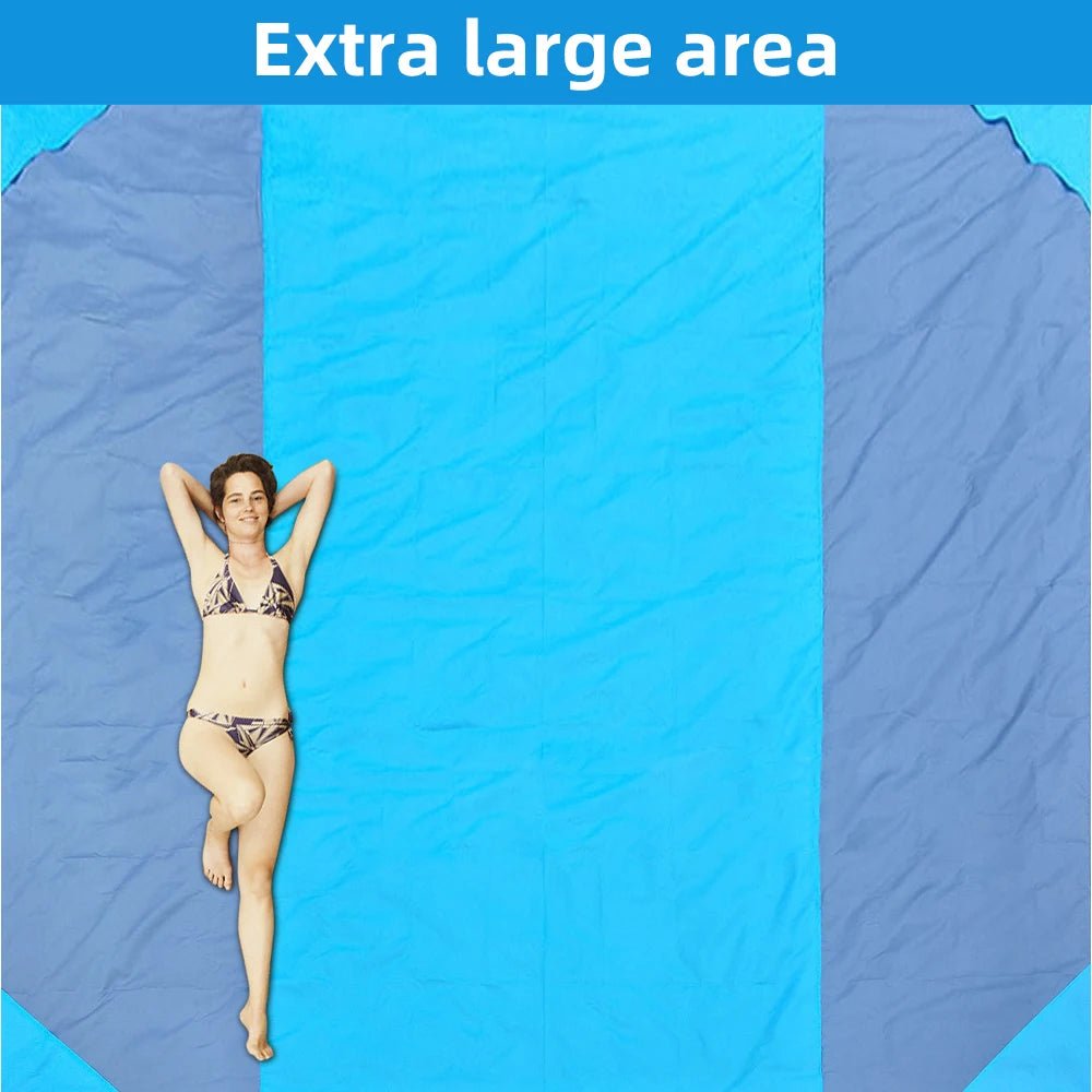 iCoolDown™ Waterproof Pocket Beach Blanket and Beach Mat - iCoolDown