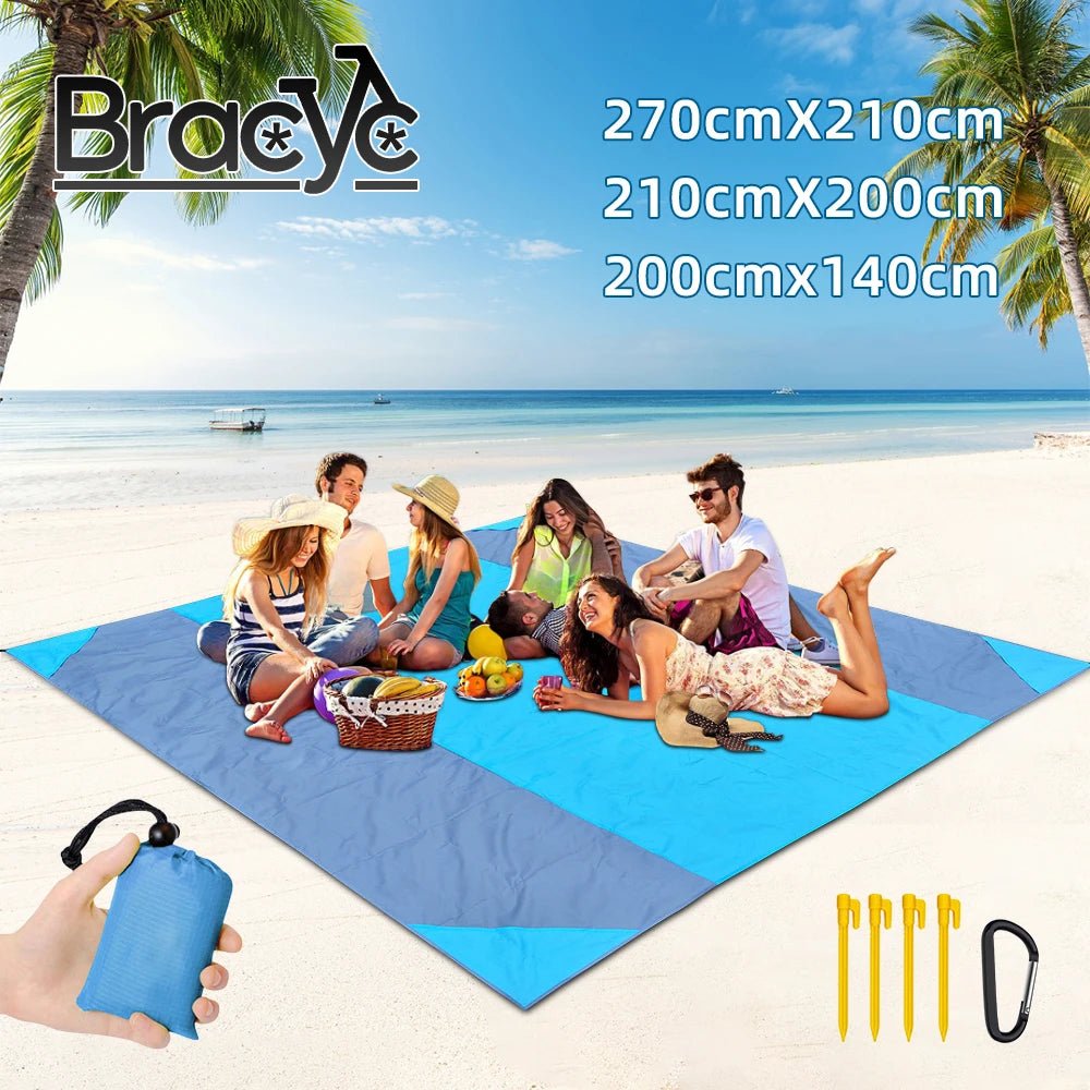 iCoolDown™ Waterproof Pocket Beach Blanket and Beach Mat - iCoolDown