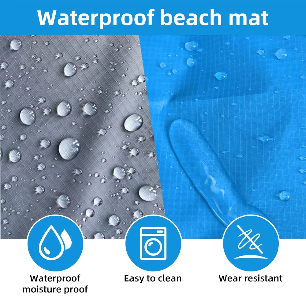 iCoolDown™ Waterproof Pocket Beach Blanket and Beach Mat - iCoolDown