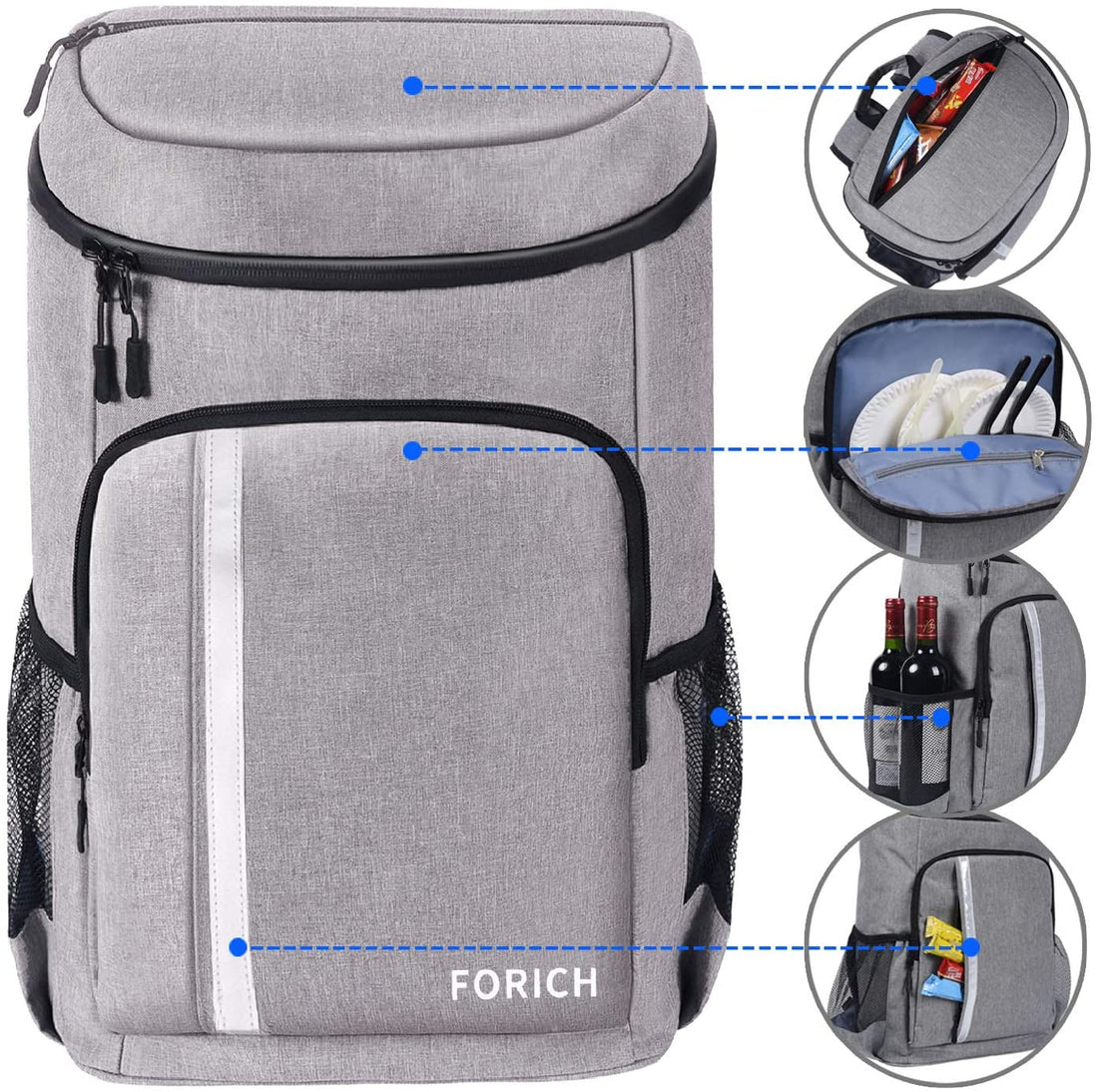 Leakproof Insulated Waterproof Backpack Cooler Bag - iCoolDown