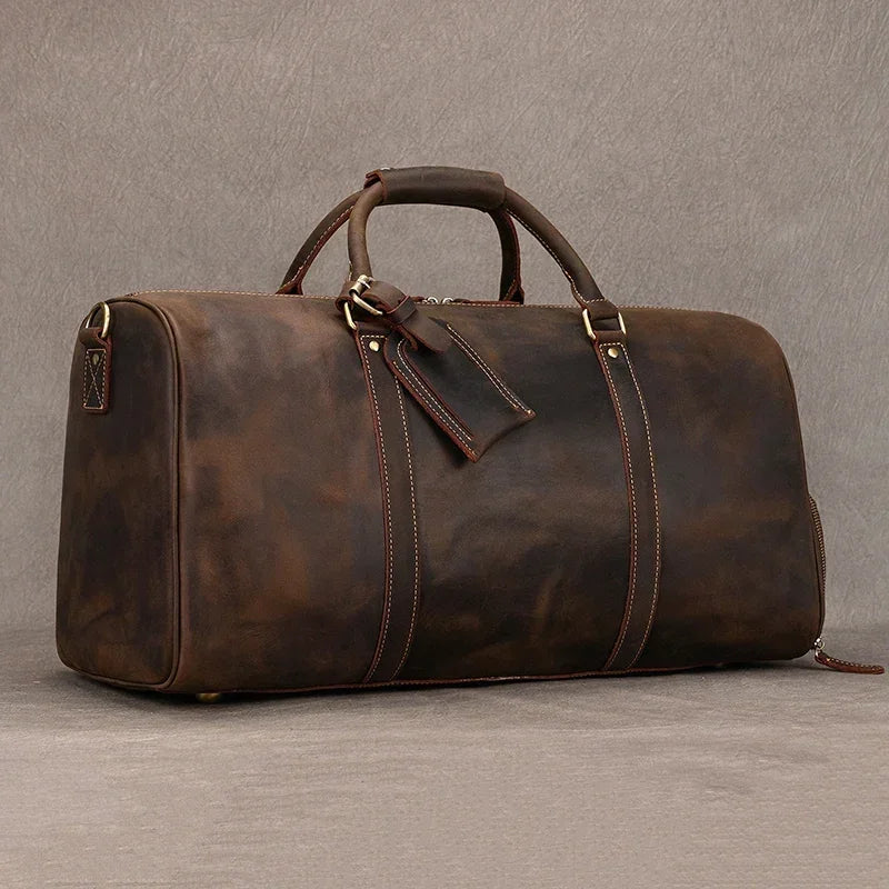 iCoolDown™ Vintage Leather Travel Shoe Bag