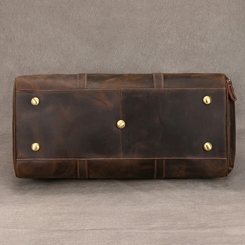 iCoolDown™ Vintage Leather Travel Shoe Bag