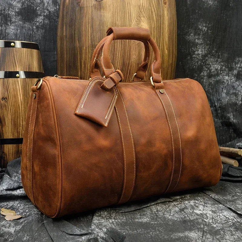 iCoolDown™ Vintage Leather Travel Shoe Bag